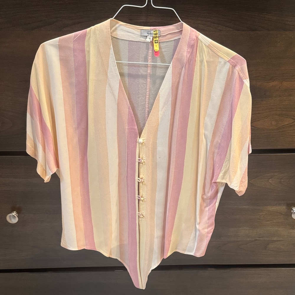 Rails Multicolor Striped Button-Down Shirt